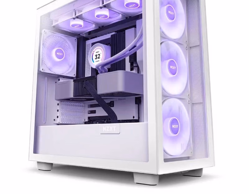 NZXT H7 Elite White Premium Mid-Tower Case | CM-H71EW-02