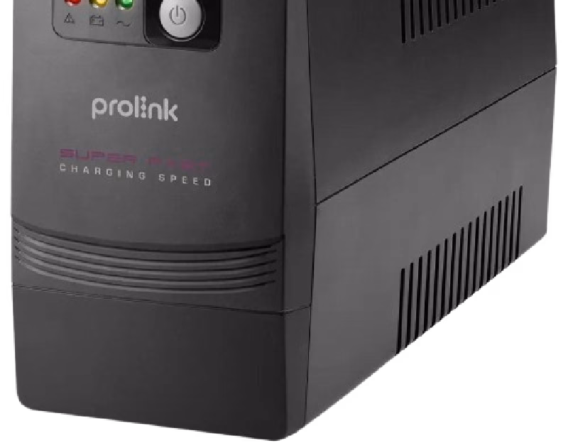 Prolink Super Fast Charging Line Interactive UPS – 850VA | PRO851SFCU