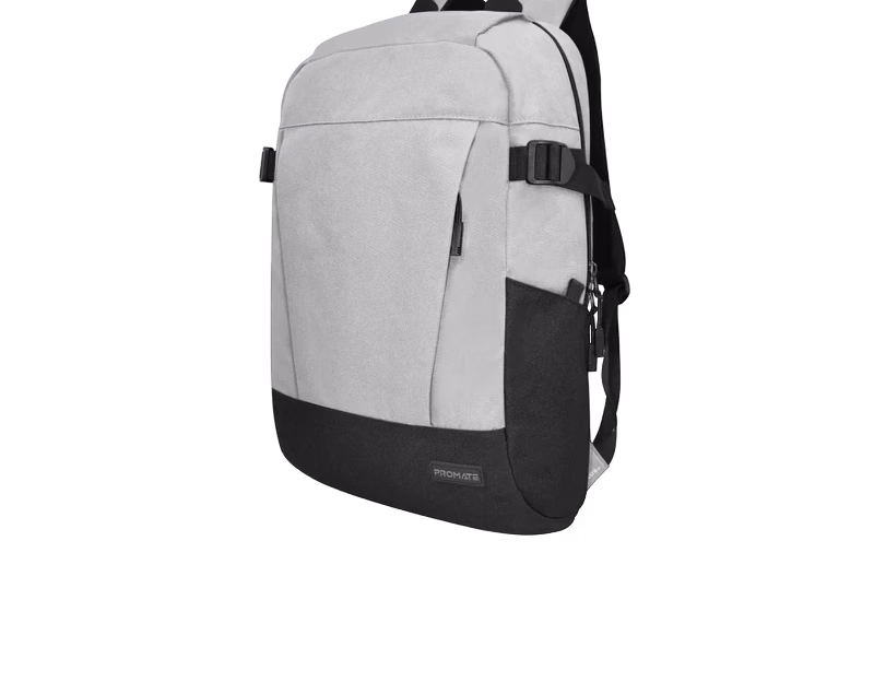 Promate 15.6″ ComfortStyle Laptop Backpack | Birger Grey