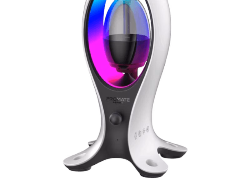 Promate Alpha-X RGB Speaker with Headphone Stand and USB Hub