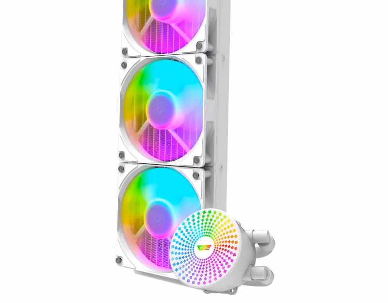 Radiant DC 360 Liquid CPU Cooler White