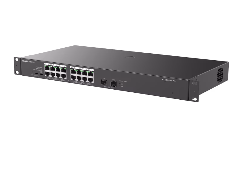 Ruijie Reyee RG-ES118GS-P-L 18-Port 10/100/1000 Mbps Unmanaged PoE Switch | Tax Included