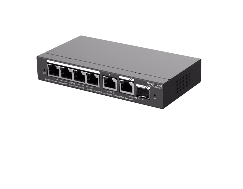 Ruijie Reyee RG-ES206GS-P 6-Port Gigabit Smart Cloud Managed PoE Switch | Tax Included