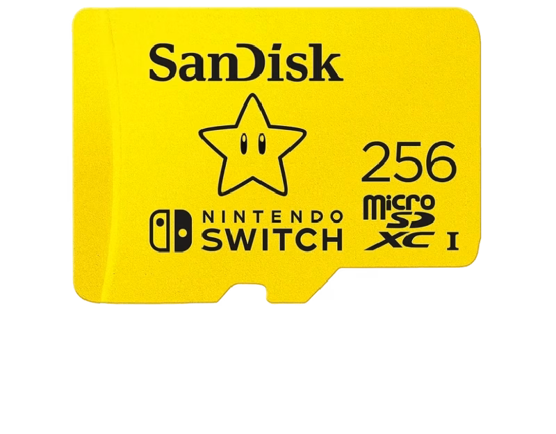 SanDisk MicroSDXC UHS-I for Nintendo Switch – 256GB | Tax Included
