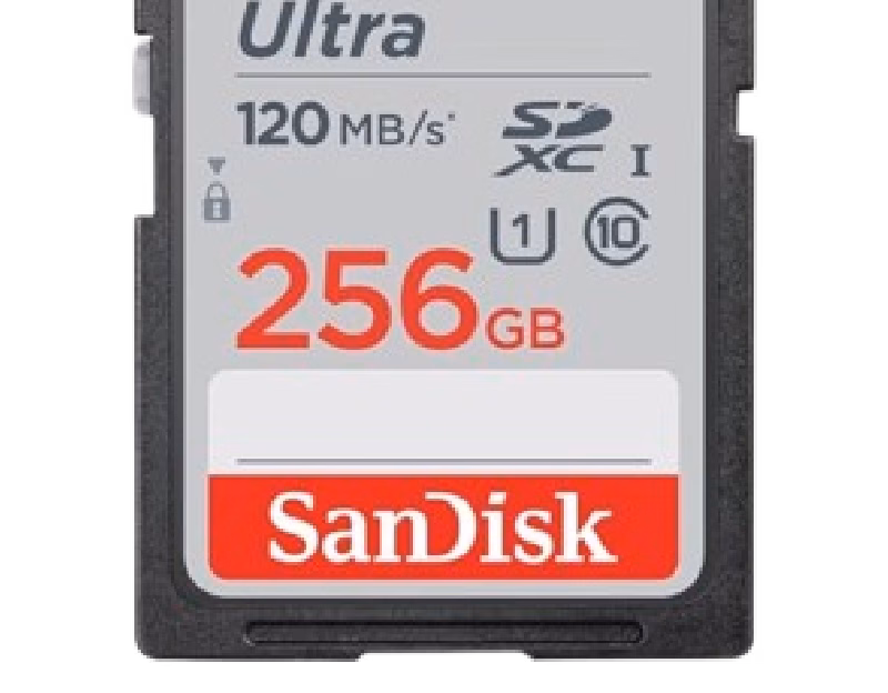 SanDisk Ultra 256GB UHS-I SDXC Memory Card – 120MB/s | SDSDUNC-256G-GN6