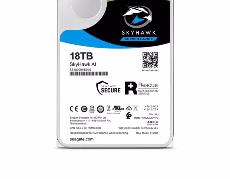 Seagate Skyhawk 18TB Surveillance Internal Hard Drive HDD |ST18000VE002