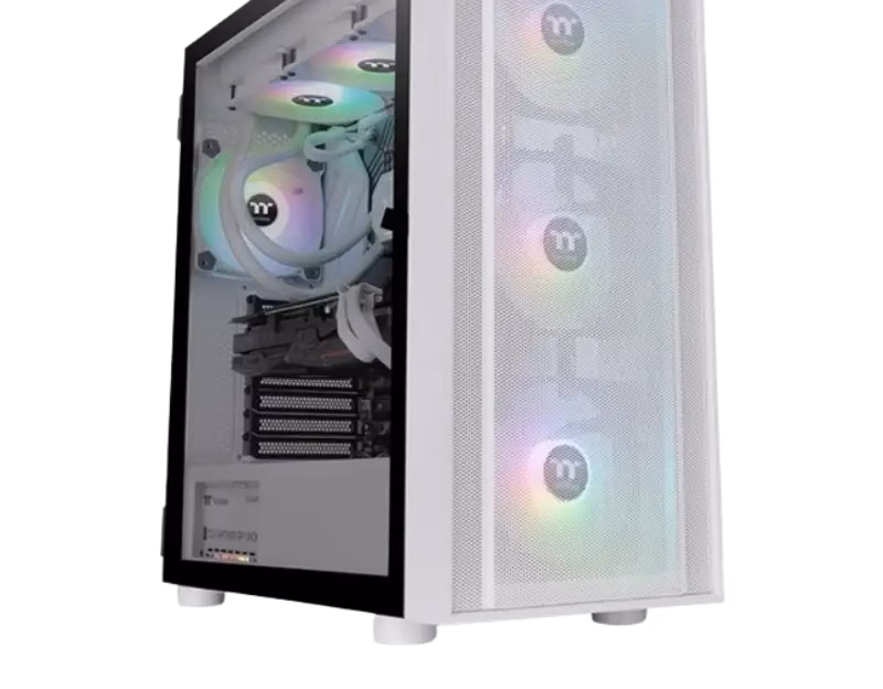 Thermaltake H570 TG ARGB Snow Mid Tower Chassis