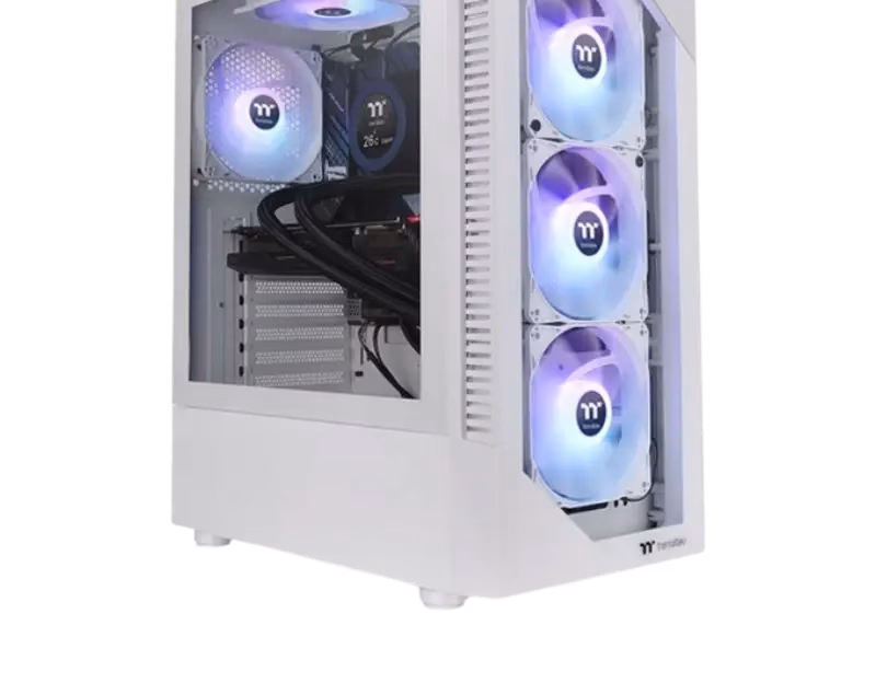 Thermaltake View 200 TG ARGB Snow Mid Tower Chassis