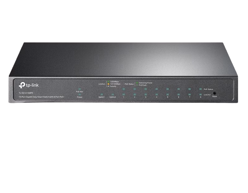 TP-link 10-Port Gigabit Easy Smart Switch | TL-SG1210MPE