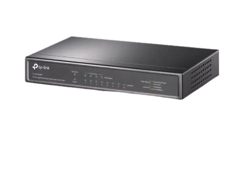 TP-Link 8-Port Gigabit Desktop PoE + Switch | TL-SG1008P