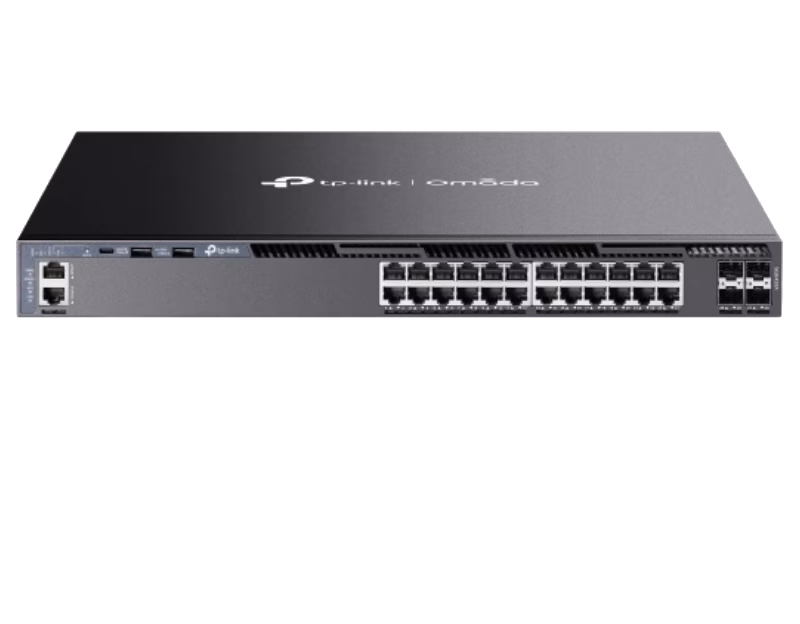 TP-Link Omada 24-Port Gigabit Stackable L3 Managed Switch with 4 10G Slots | SG6428X | 1 Year Warranty