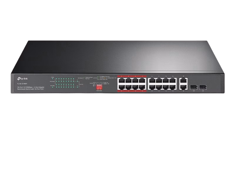TP-Link Poe Switch Unmanaged 16 Port | TL-SL1218MP