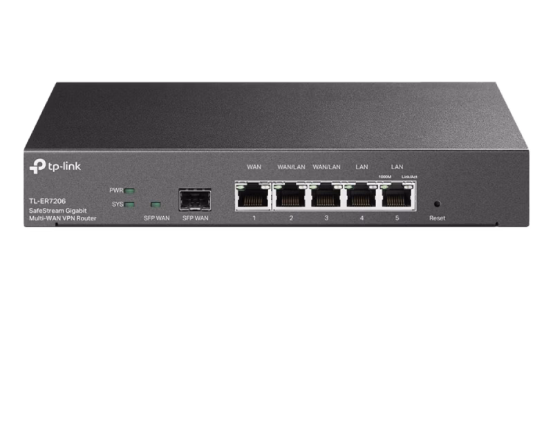 TP-Link SafeStream Gigabit Multi-WAN VPN Router | TL-ER7206