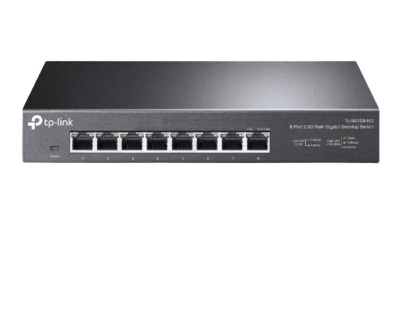 TP-Link Switch 8 Port 2.5G Multi-Gigabit Desktop Switch | TL-SG108-M2