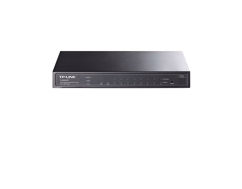 TP-Link TL-SG2210P 8-Port Gigabit Smart PoE Switch with 2 SFP Slots