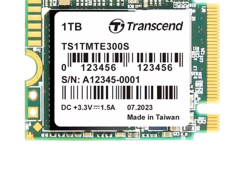 Transcend Short SSD NVMe M.2 1TB | TS1TMTE300S | 1 Year Warranty