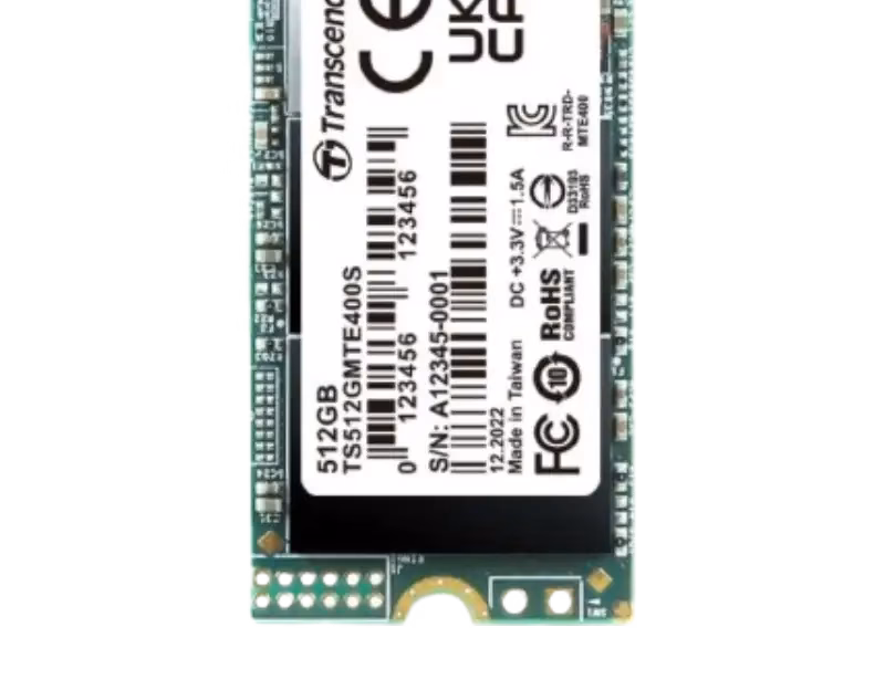 Transcend Short SSD NVMe M.2 512GB | TS512GMTE400S | 1 Year Warranty