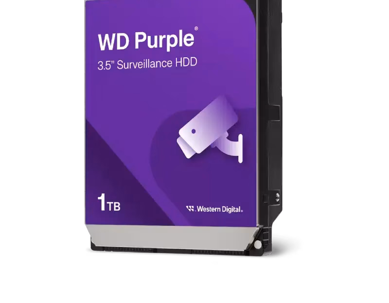 WD Purple Surveillance Hard Drive 1TB 3.5″ SATA | 3 Years Warranty