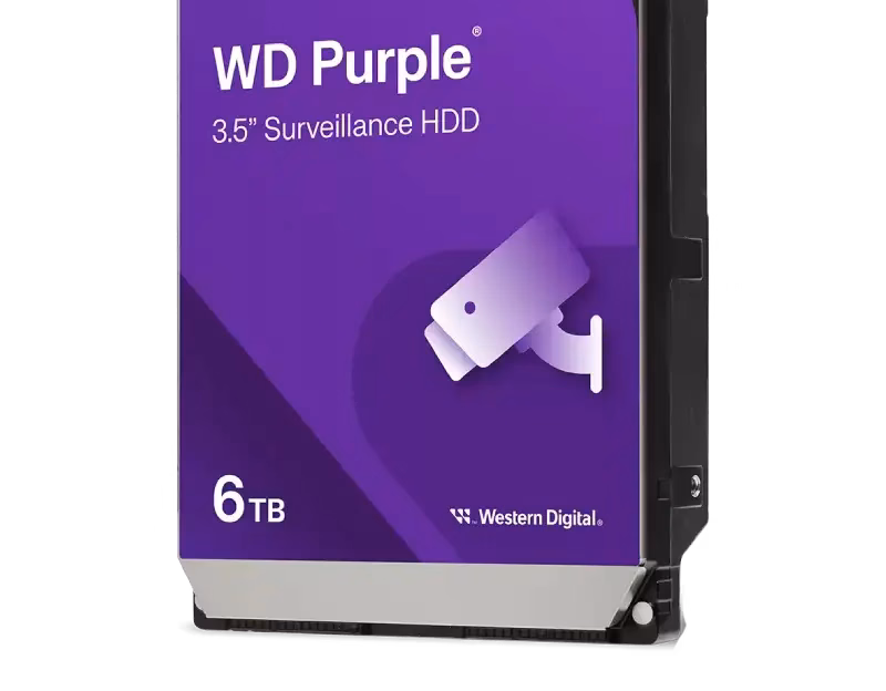 WD Purple Surveillance Hard Drive 6TB 3.5″ SATA | 3 Years Warranty