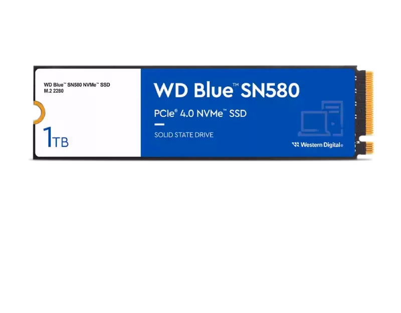 Western Digital Blue SN580 1TB NVMe SSD | 2 Years Warranty