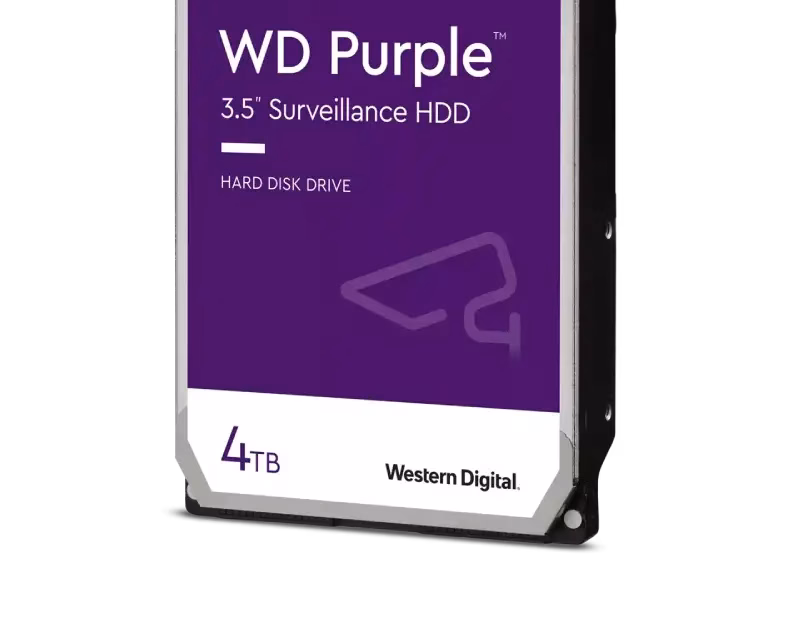 Western Digital Purple 3.5″ Sata 4TB HDD | 3 Years Warranty