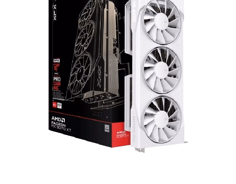 XFX Swift AMD Radeon RX 9070XT White Triple Fan Gaming Edition | 1 Years Warranty | Tax Included