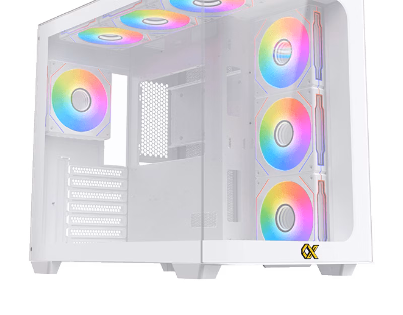 XIGMATEK Pano WHITE ARGB Gaming Case | EN44267