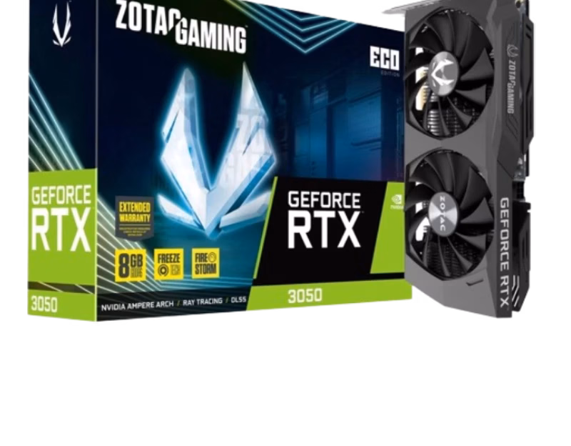 ZOTAC GAMING GeForce RTX 3050 ECO Edition 8GB GDDR6 | ZT-A30500K-10M | Tax Free