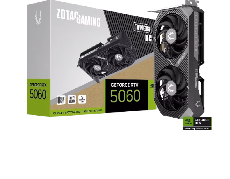 ZOTAC GAMING GeForce RTX 5060 8GB Twin Edge OC | ZT-B50600H-10M | Tax Included