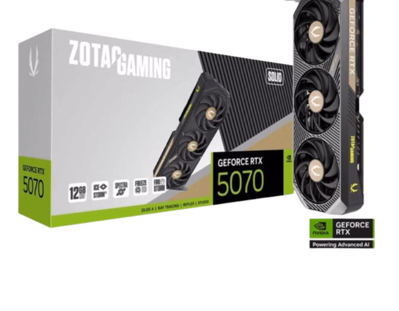 Zotac Gaming GeForce RTX 5070 SOLID Graphics Card | ZT-B50700D-10P