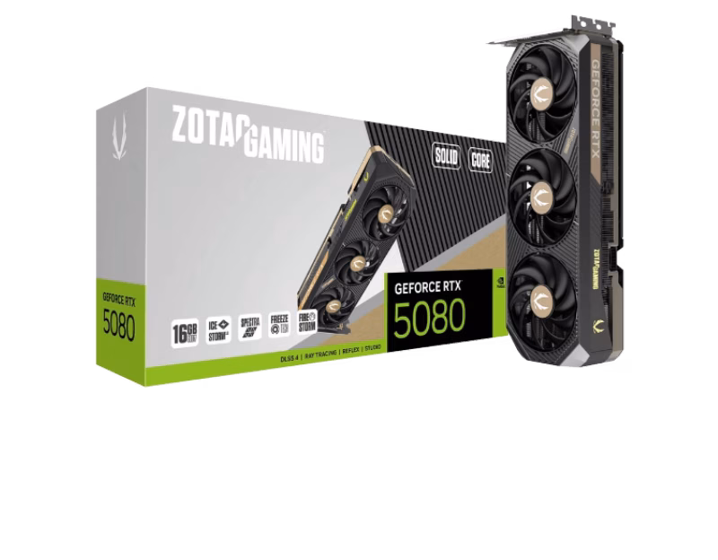 ZOTAC GAMING GeForce RTX 5080 SOLID CORE | Tax Included