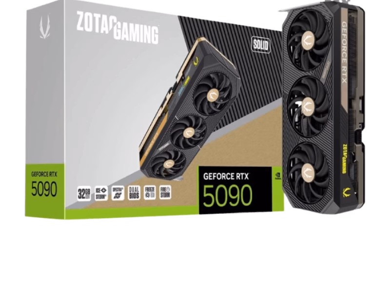 ZOTAC GAMING GeForce RTX 5090 SOLID Graphics Card | Tax Free
