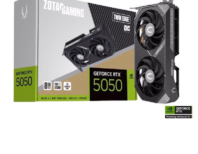 ZOTAC GAMING GPU GeForce RTX 5050 8GB Twin Edge OC DDR6 | ZT-B50500H-10M