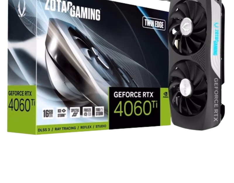 ZOTAC GeForce RTX 4060 TI Twin Edge 16GB | ZT-D40620E-10M | Tax Free