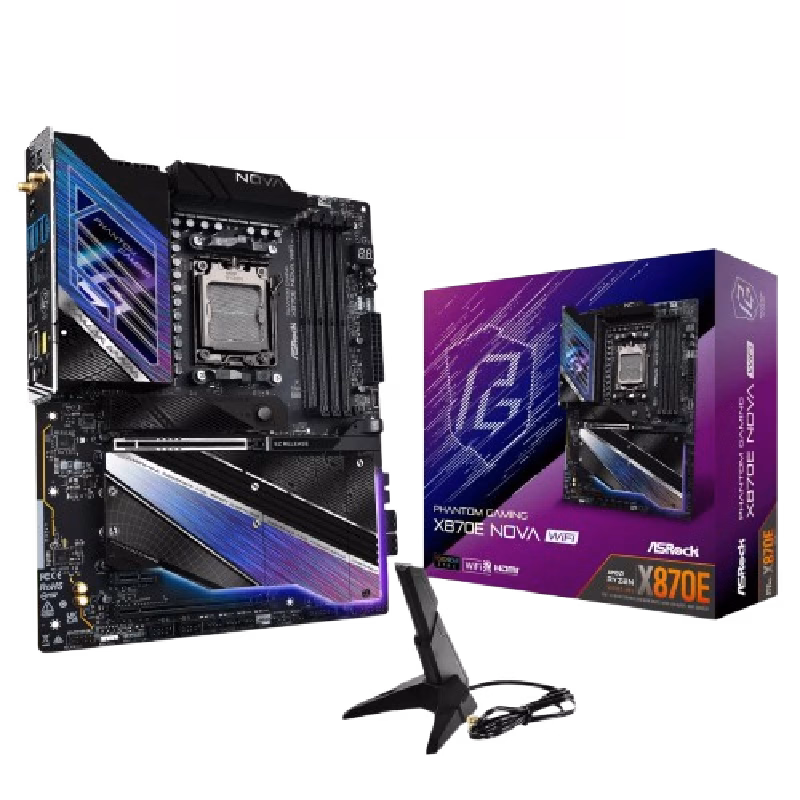 ASRock Phantom Gaming X870E Nova WIFI ATX Motherboard