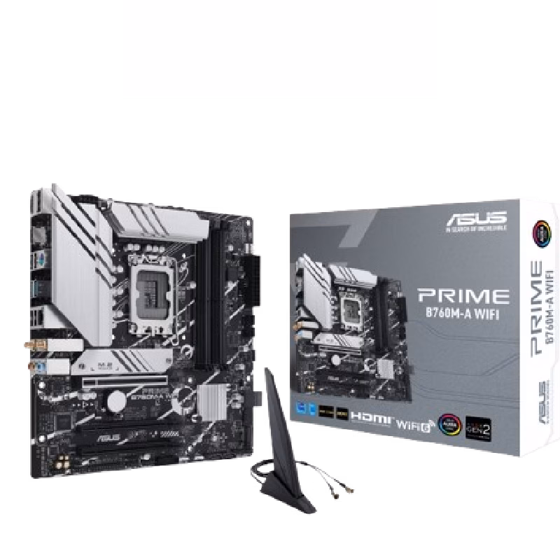 ASUS PRIME B760M-A WIFI DDR5 mATX Motherboard | B760M-A-WIFI