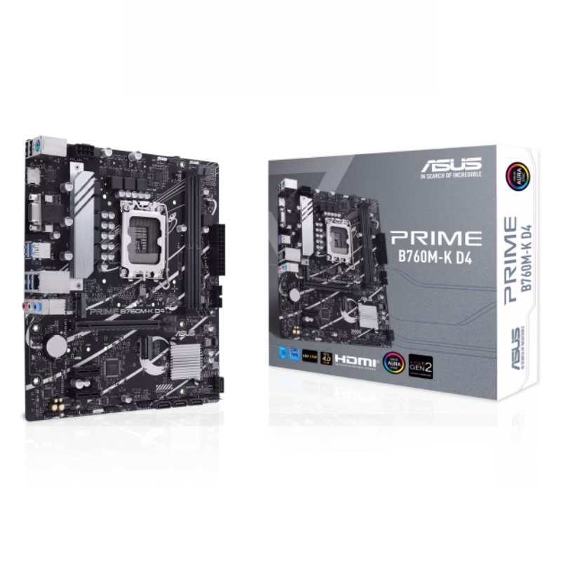 ASUS PRIME B760M-K D4 DDR4 MOTHERBOARD | 90MB1DS0-M0EAY0