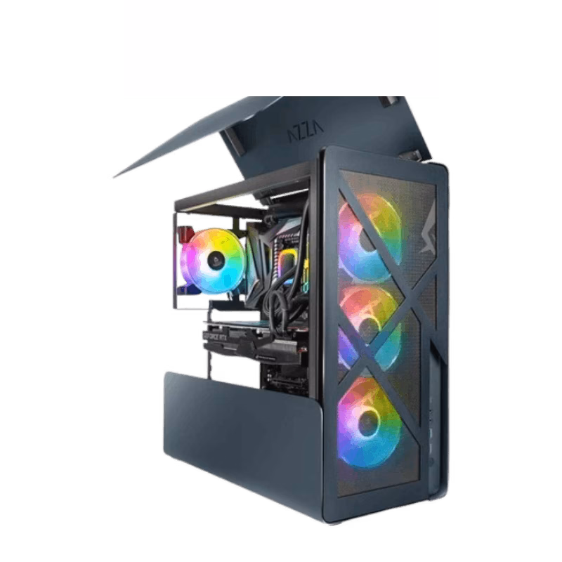 AZZA Cast 808BM Black Gaming Case | CSAZ-808B-M