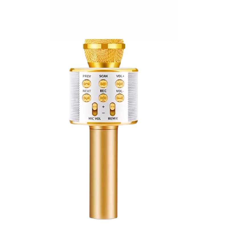 Bluetooth Karaoke Microphone Recording 3-in-1 Handheld Portable Mic Speaker | WS-858