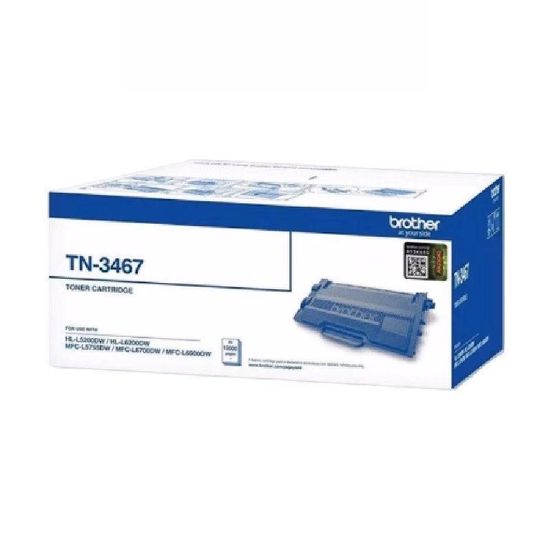 Brother 12000 pages toner catridge (HL-L6200DW, HL-L6400DW, MFC-L5755DW, MFC-L6900DW) | TN-3467