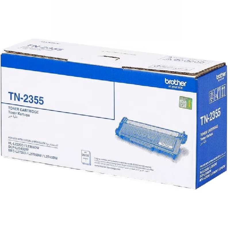 Brother Genuine Tn-2355 High Yield Black Ink Printer