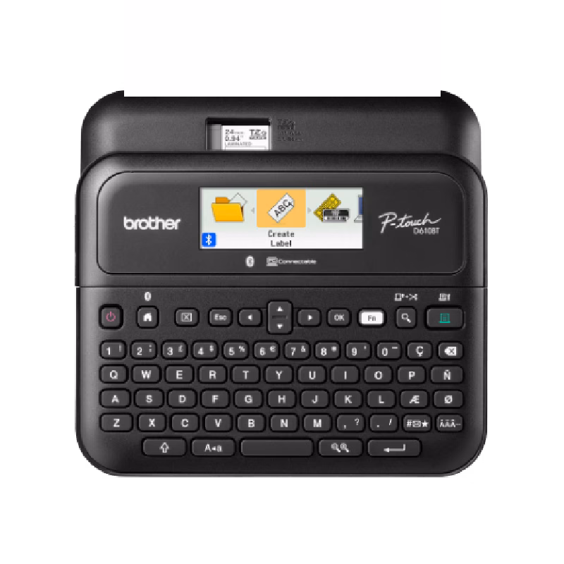 Brother PT-D610BT Label Printer with Colour LCD display