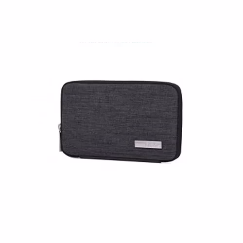canvasartisan DARK GRAY and Light GRAY pouch bag 20x11x2cm