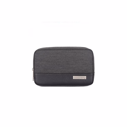 canvasartisan dark gray pouch bag 20.5x11x4cm