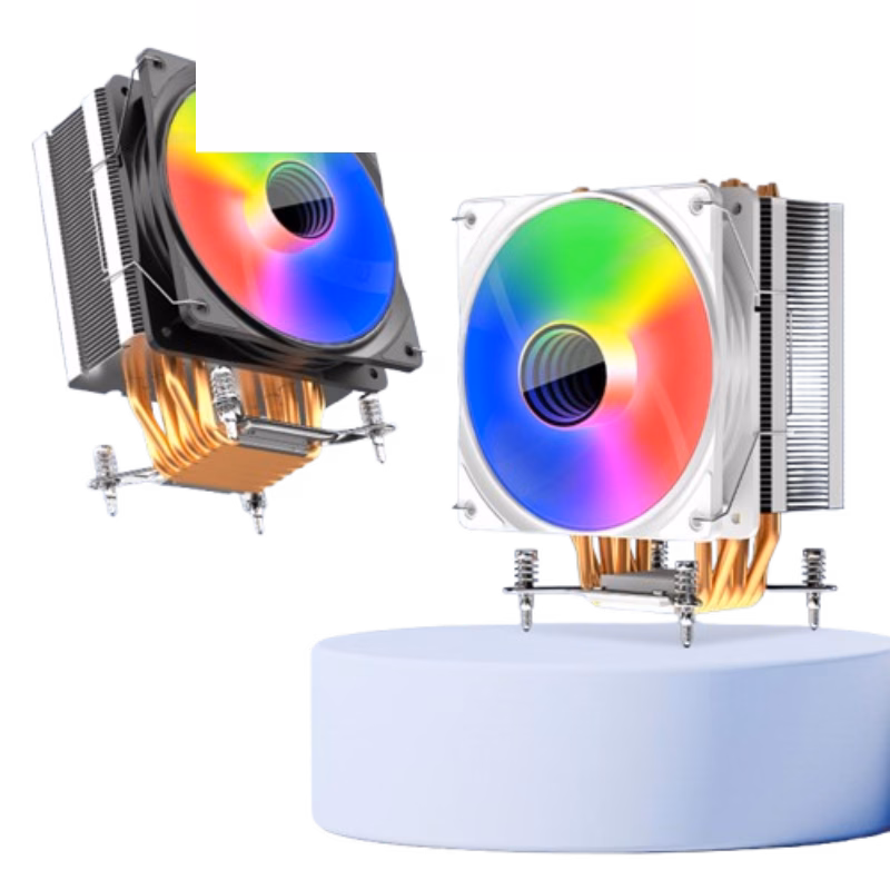 COOLMOON Heatsink Gaming OEM AMD INTEL CPU Air Cooler P600 6 Heat