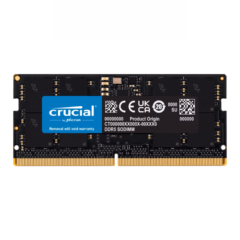 Crucial 16GB DDR5 RAM 5600 SODIMM | CL46
