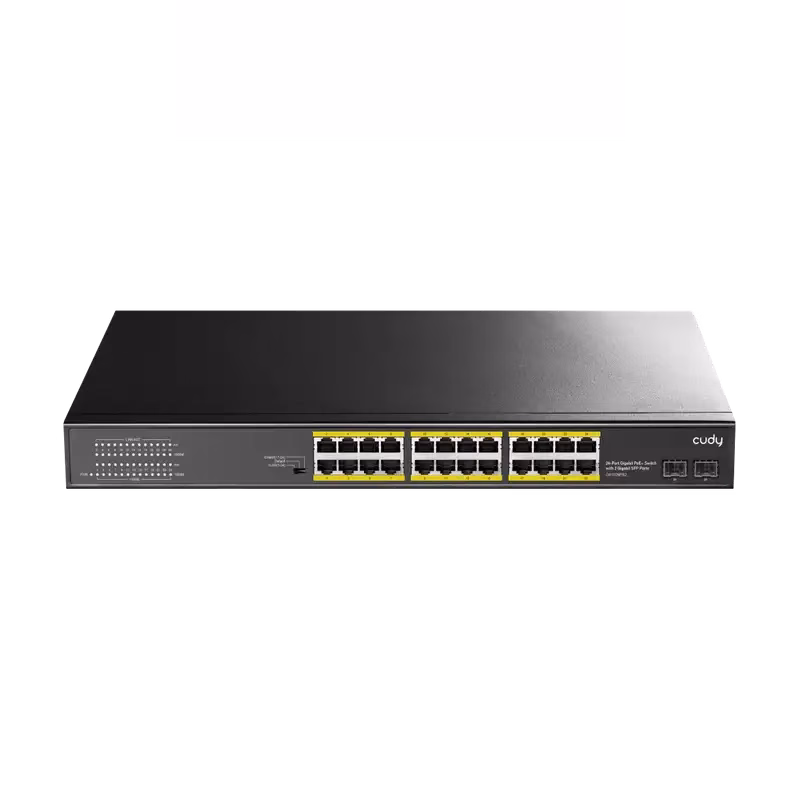 Cudy 24-Port PoE+ Switch – 2 Gigabit SFP Ports | GS1028PS2