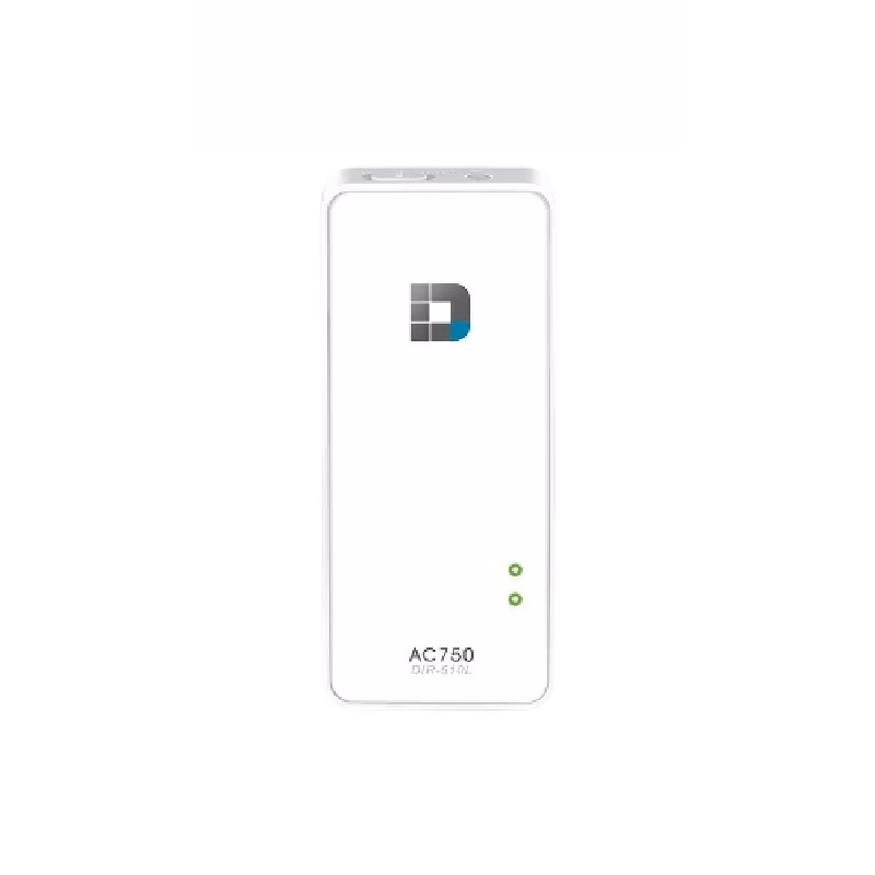 D-Link Portable Router and Charger AC750 DIR‑510/MNAW Wi‑Fi Portable Router and Charger