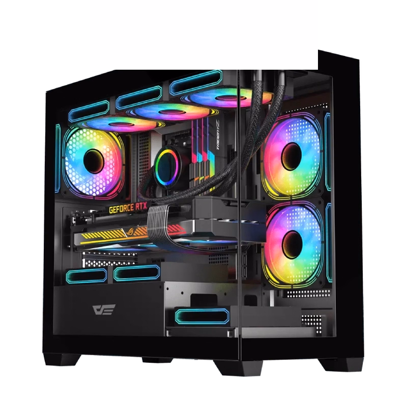 DarkFlash DS900M M-ATX PC Case Black | Tax Included