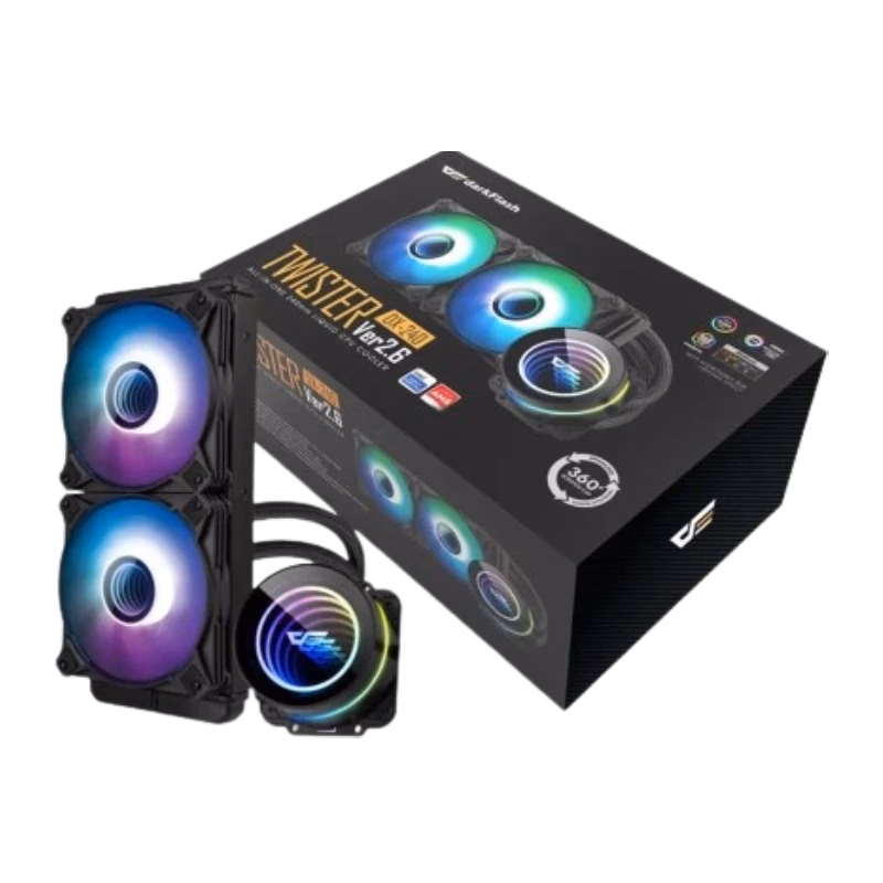 Darkflash Twister DX240 Liquid CPU Cooler | Tax Free